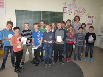 Preisverteilung beim Mathematikwettbewerb "Känguru"