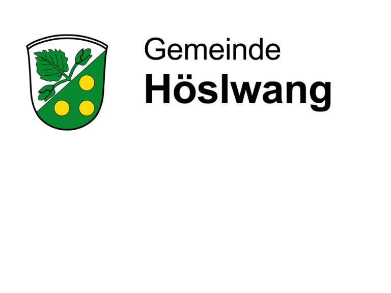 Gemeinde Höslwang - Blanko