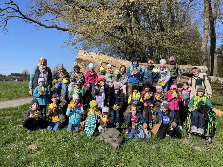 Osterspaziergang der ersten Klassen